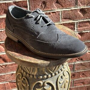 Bruno Marc Mens Urban Oxford Shoes Gray Wingtip Round Toe Lace Up Size 12
